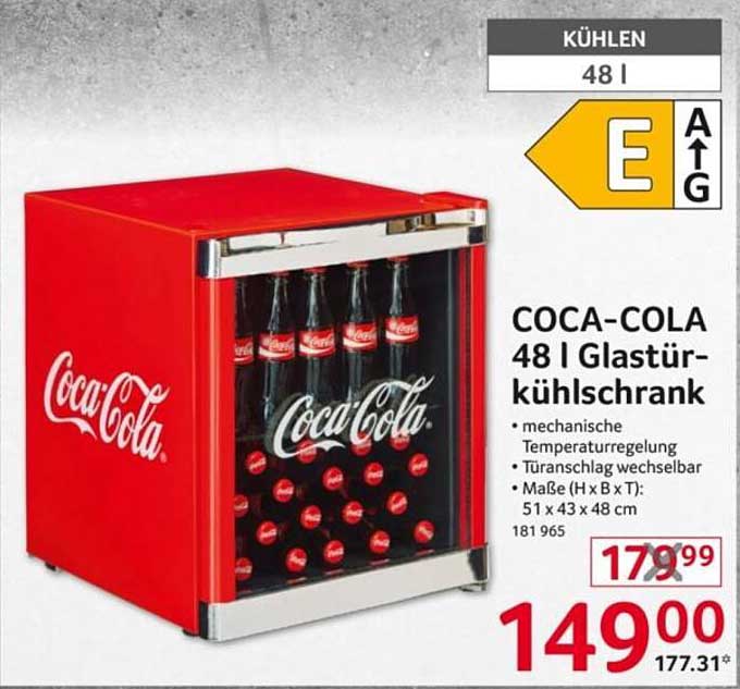 COCA-COLA 48 l Glastürkühlschrank