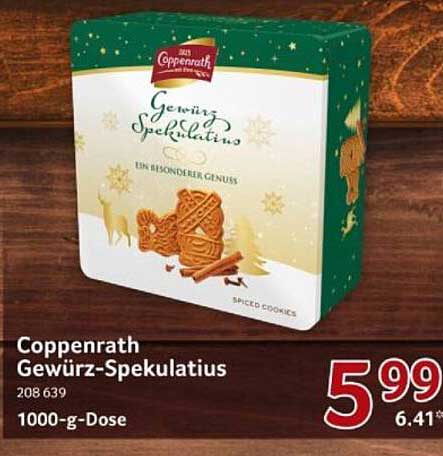 Coppenrath Gewürz-Spekulatius 1000-g-Dose