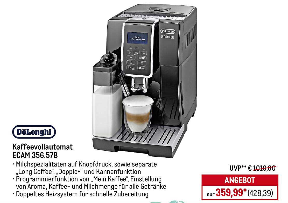 DeLonghi Kaffeevollautomat ECAM 356.57B