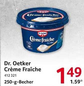 Dr. Oetker Crème Fraîche 250-g-Becher