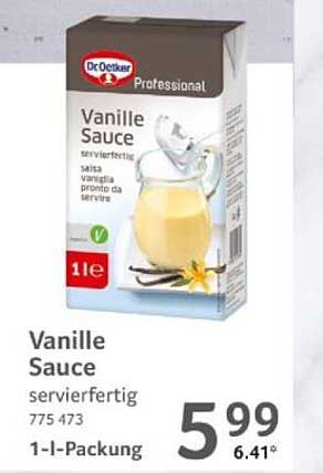 Dr. Oetker Vanille Sauce servierfertig