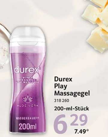 Durex Play Massagegel Aloe Vera - 200-ml-Stück