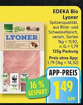 EDEKA Bio Lyoner