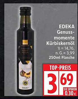 EDEKA Genussmomente Kürbiskernöl 250ml