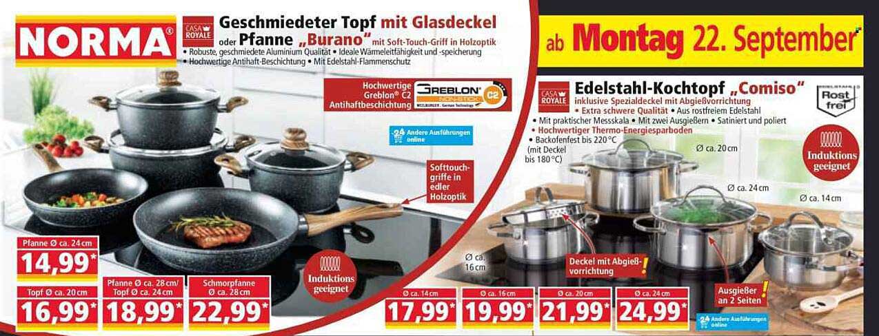 Edelstahl-Kochtopf "Comiso" mit Abgießvorrichtung
