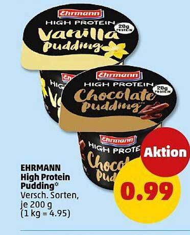 Ehrmann High Protein Pudding - Vanilla und Chocolate