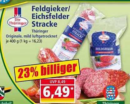 Feldgiekler/Eichsfelder Stracke - Thüringer Originale, mild luftgetrocknet