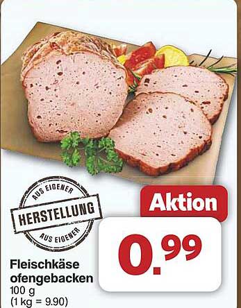 Fleischkäse ofenbacken