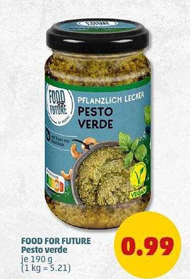 FOOD FOR FUTURE Pesto Verde