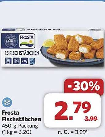 Frosta Fischstäbchen 450-g-Packung