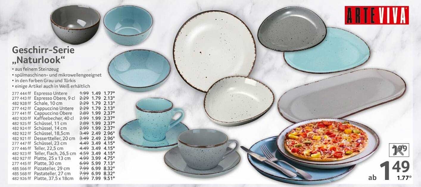Geschirr-Serie „Naturlook“
