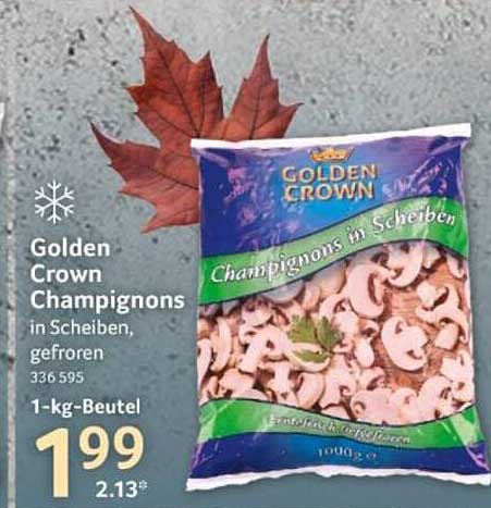 Golden Crown Champignons in Scheiben, gefroren