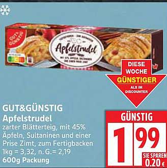 GUT&GÜNSTIG Apfelstrudel