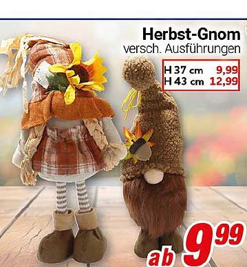 Herbst-Gnom - verschiedene Ausführungen