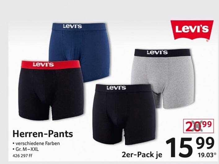Herren-Pants 2er-Pack von Levi's