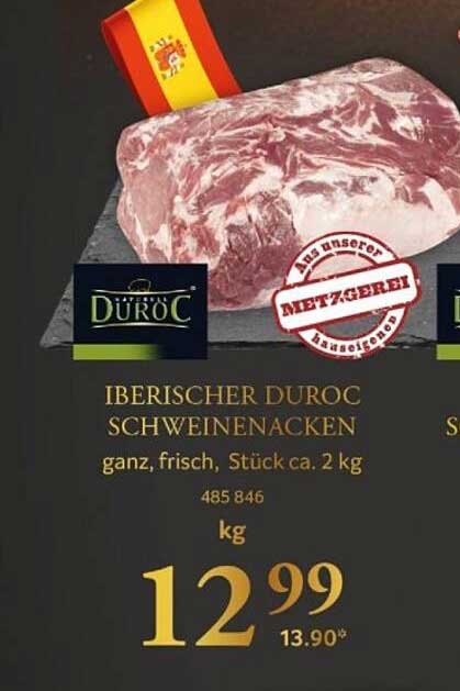 IBERISCHER DUROC SCHWEINENACKEN