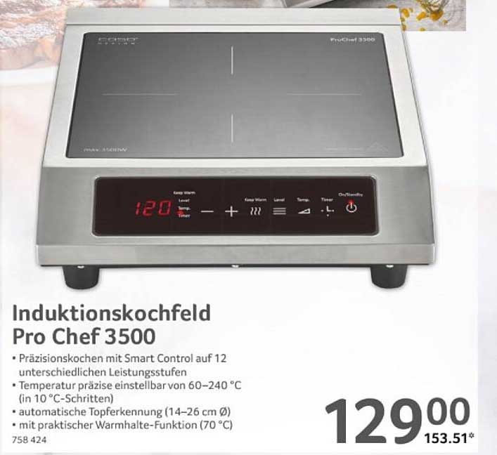 Induktionskochfeld Pro Chef 3500