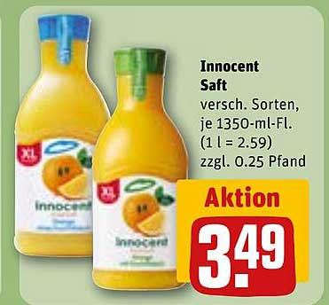 Innocent Saft - verschiedene Sorten, je 1350-ml-Fl.