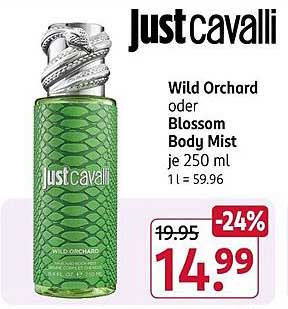 Just Cavalli Wild Orchard oder Blossom Body Mist 250 ml