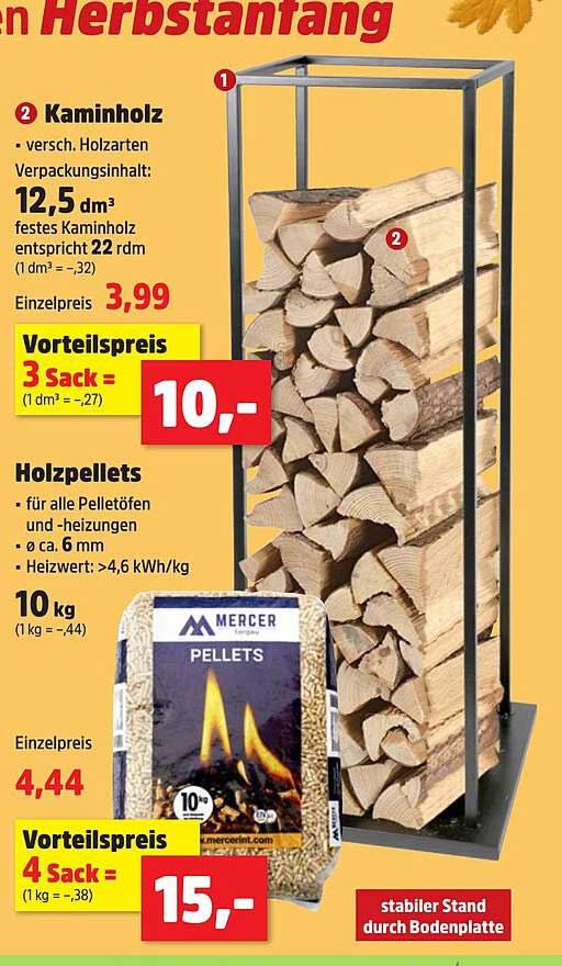 Kaminholz und Holzpellets – Ideal für die kalte Jahreszeit