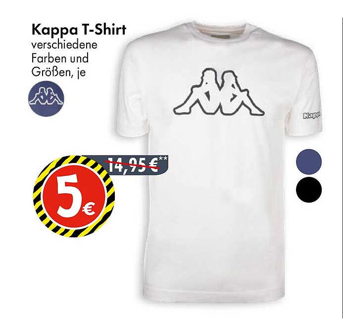 Kappa T-Shirt - verschiedene Farben und Größen, je