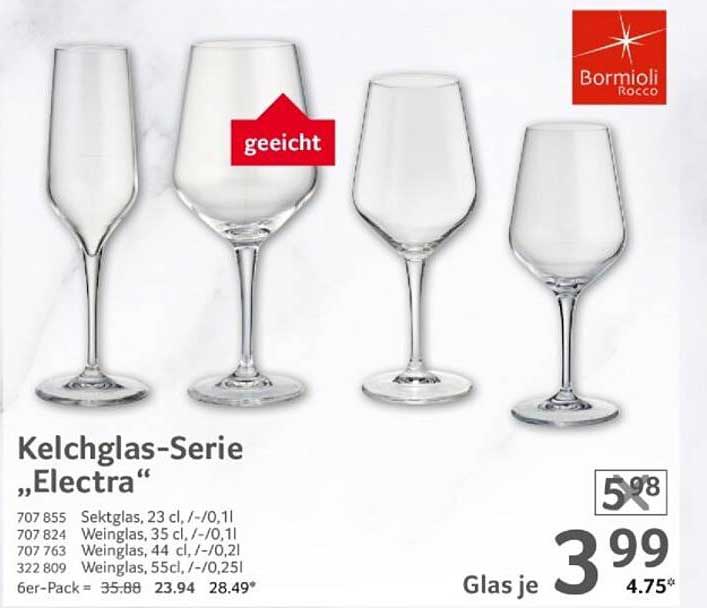 Kelchglas-Serie „Electra“ - Eleganz für jeden Anlass
