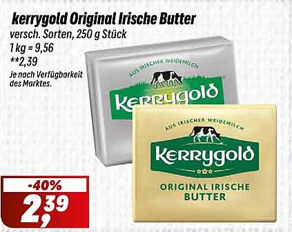 Kerrygold Original Irische Butter 250 g – Jetzt zum Sparpreis!