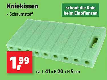 Kniekissen - Schaumstoff