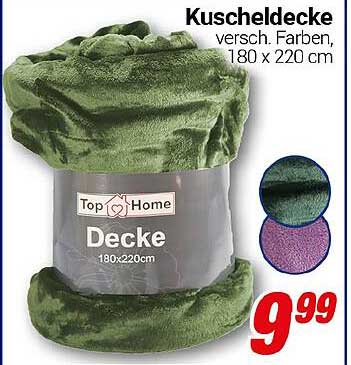 Kuscheldecke in verschiedenen Farben, 180 x 220 cm