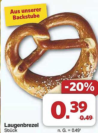 Laugenbrezel Stück - Frisch aus unserer Backstube!