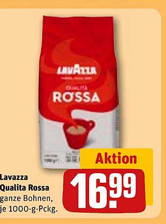 Lavazza Qualita Rossa Ganze Bohnen, 1000 g