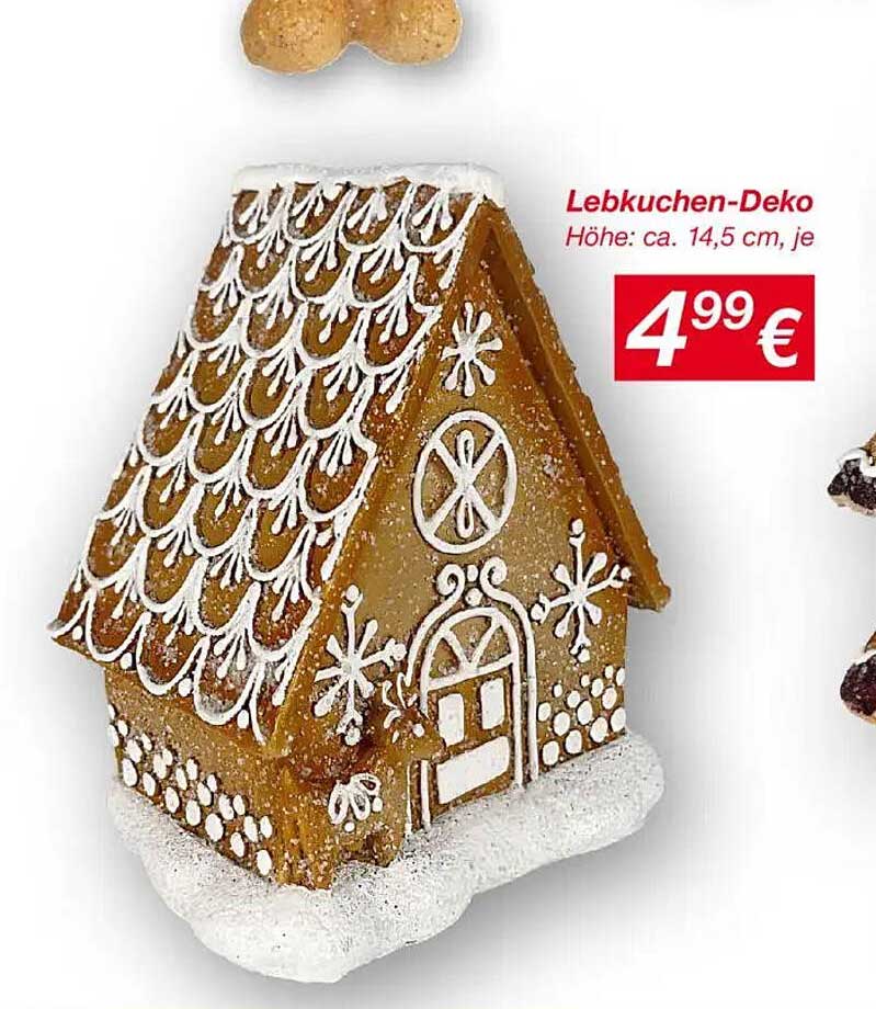 Lebkuchen-Deko, Höhe: ca. 14,5 cm, je