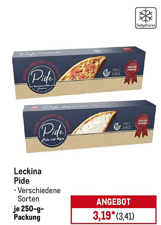 Leckina Pide - Verschiedene Sorten je 250-g-Packung
