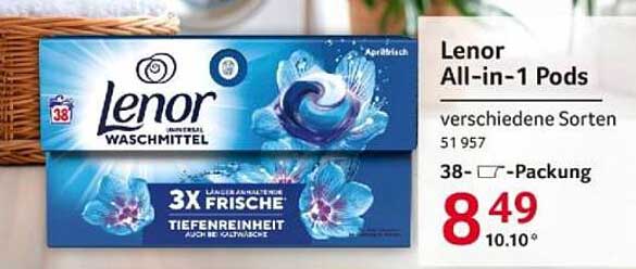 Lenor All-in-1 Pods - verschiedene Sorten