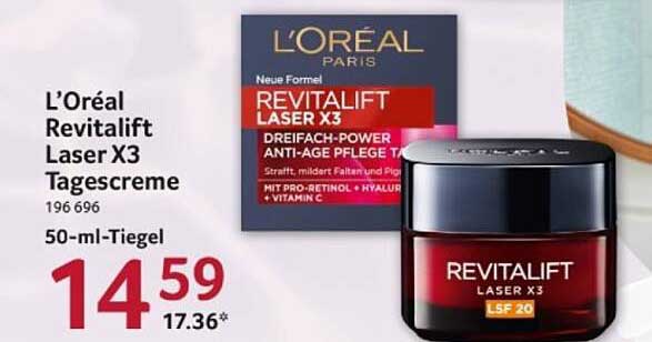 L’Oréal Revitalift Laser X3 Tagescreme