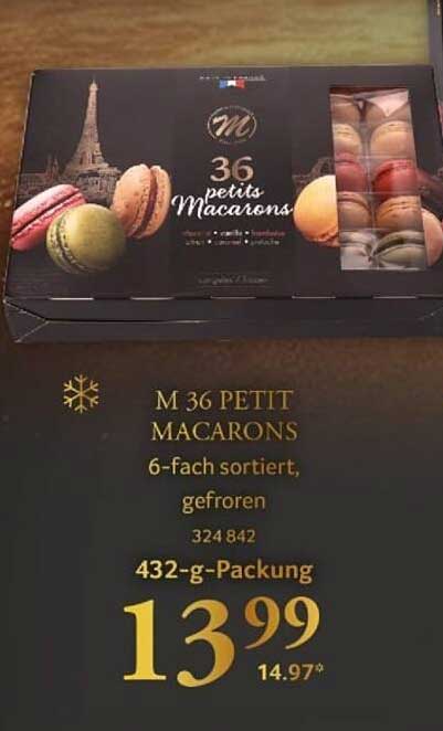 M 36 PETIT MACARONS 6-fach sortiert, gefroren