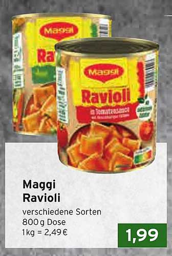 Maggi Ravioli verschiedene Sorten 800 g Dose