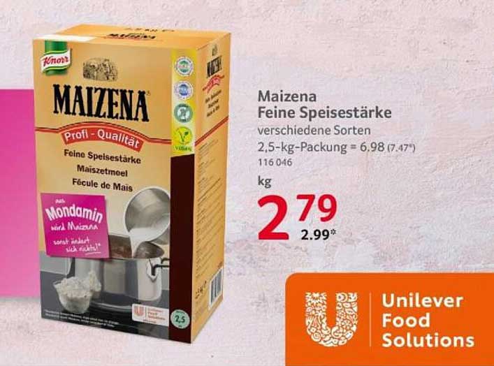 Maizena Feine Speisestärke - verschiedene Sorten