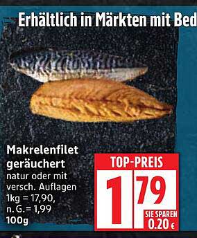 Makrelenfilet geräuchert - die perfekte Delikatesse zum Top-Preis!