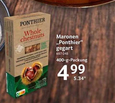 Maronen „Ponthier“ gegart 400-g-Packung