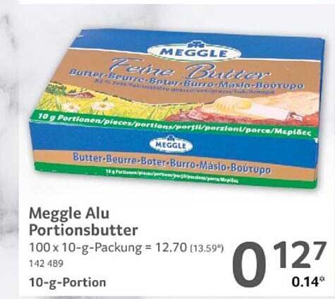 Meggle Alu Portionsbutter