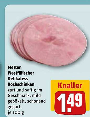 Metten Westfälischer Delikatess Kochschinken