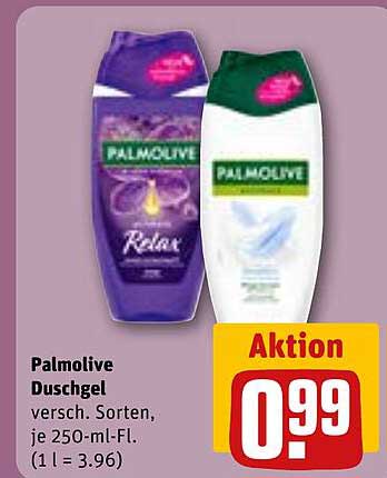 Palmolive Duschgel verschiedene Sorten, je 250 ml