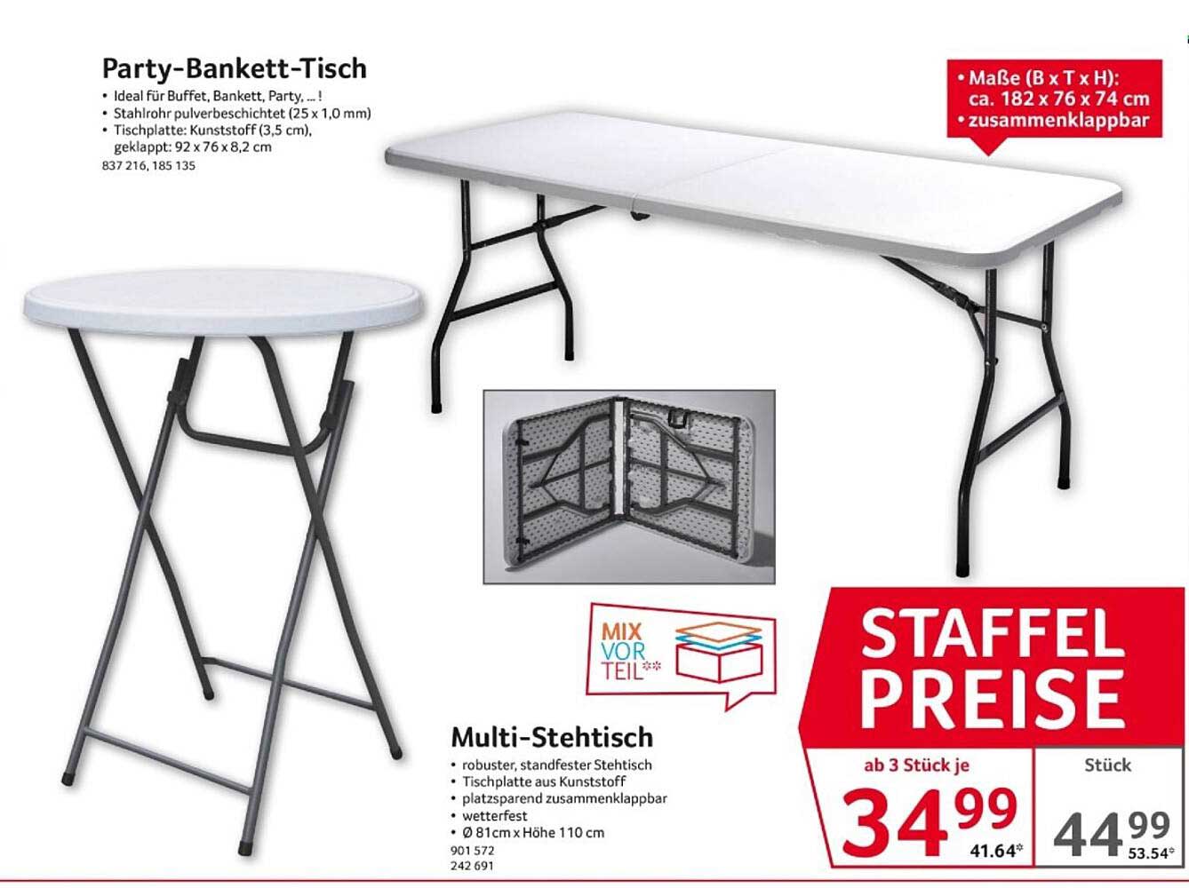 Party-Bankett-Tisch