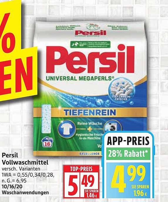 Persil Vollwaschmittel 16 Waschladungen