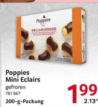 Poppies Mini Eclairs 200-g-Packung