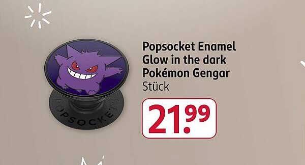 Popsocket Enamel Glow in the dark Pokémon Gengar