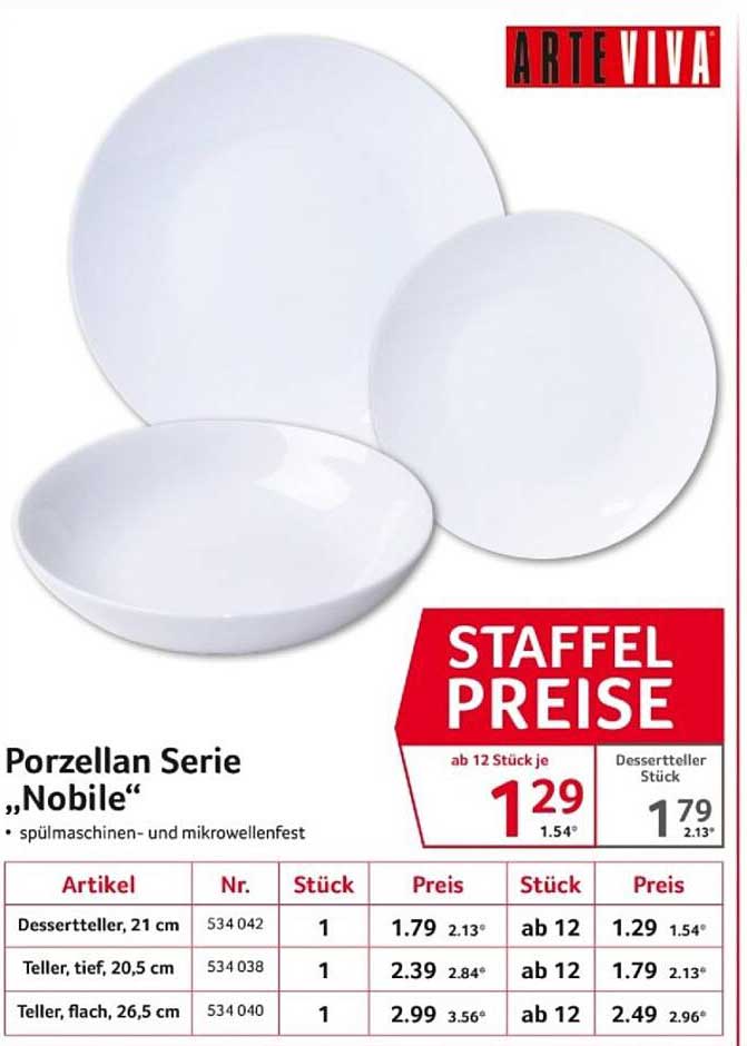 Porzellan Serie „Nobile“