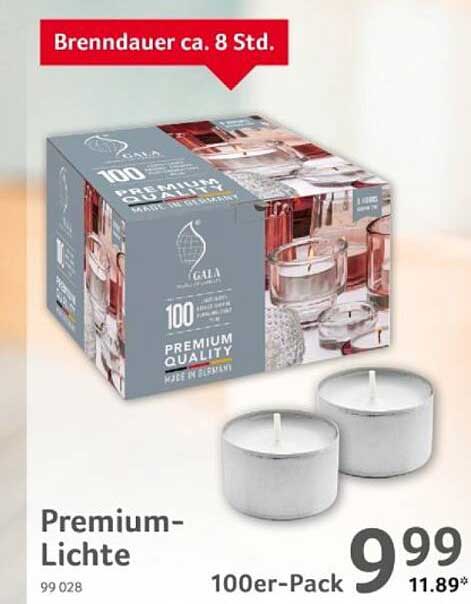 Premium-Lichter 100er-Pack