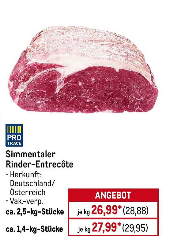 Simmentaler Rinder-Entrecôte